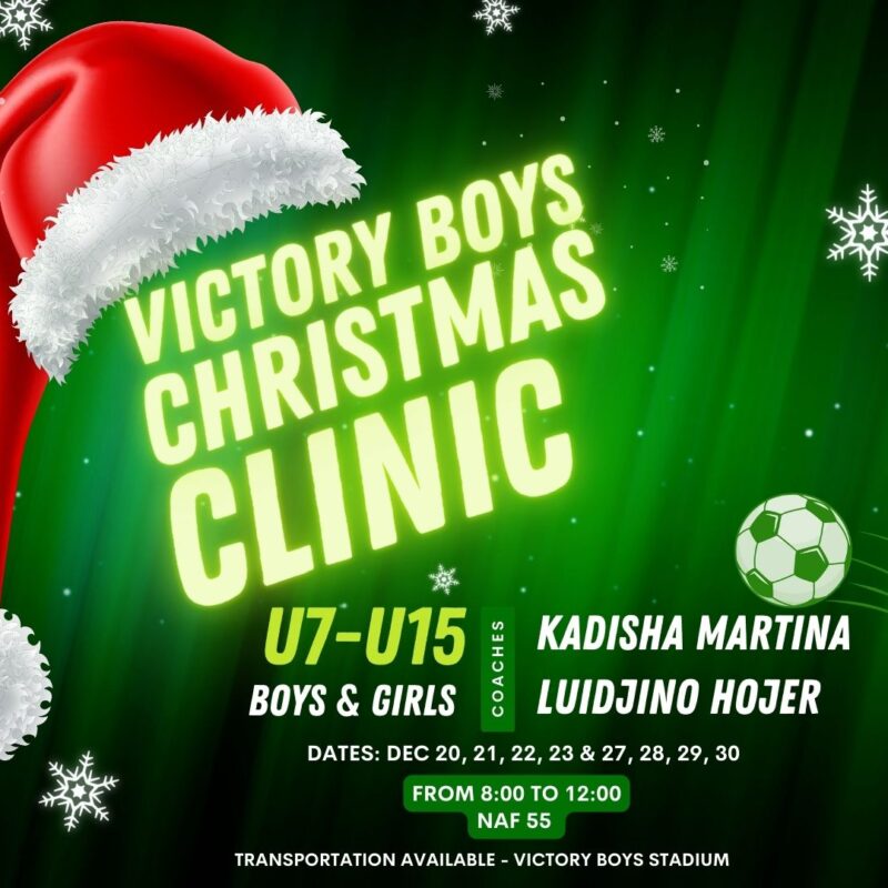 Victory boys Christmas Clinic Curacao